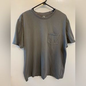 American Giant Heavyweight Pocket Tee in Slate Gray